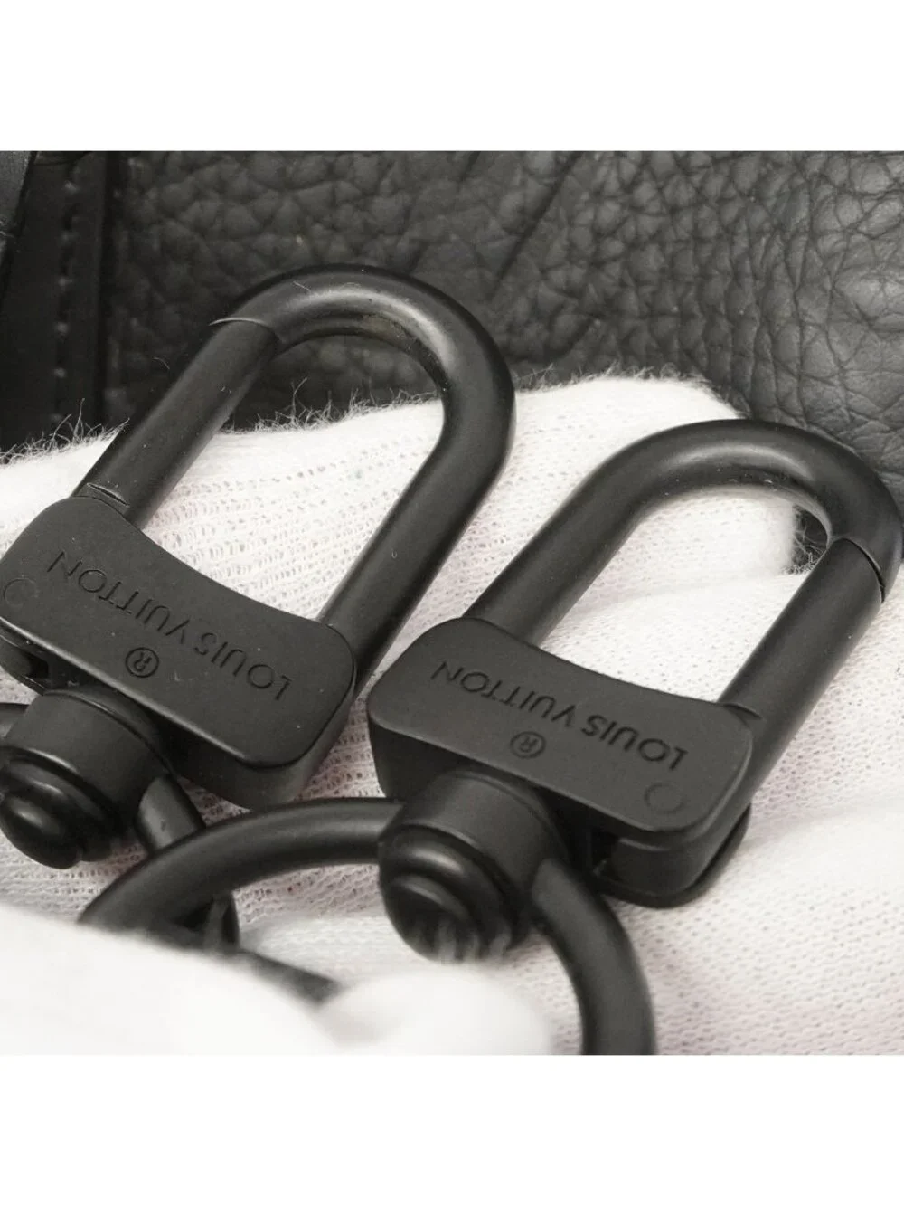Louis Vuitton Handbag Taurillon Keepall Bandouliere 25 Black 2-Way
